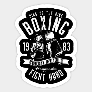 Boxing legend Sticker